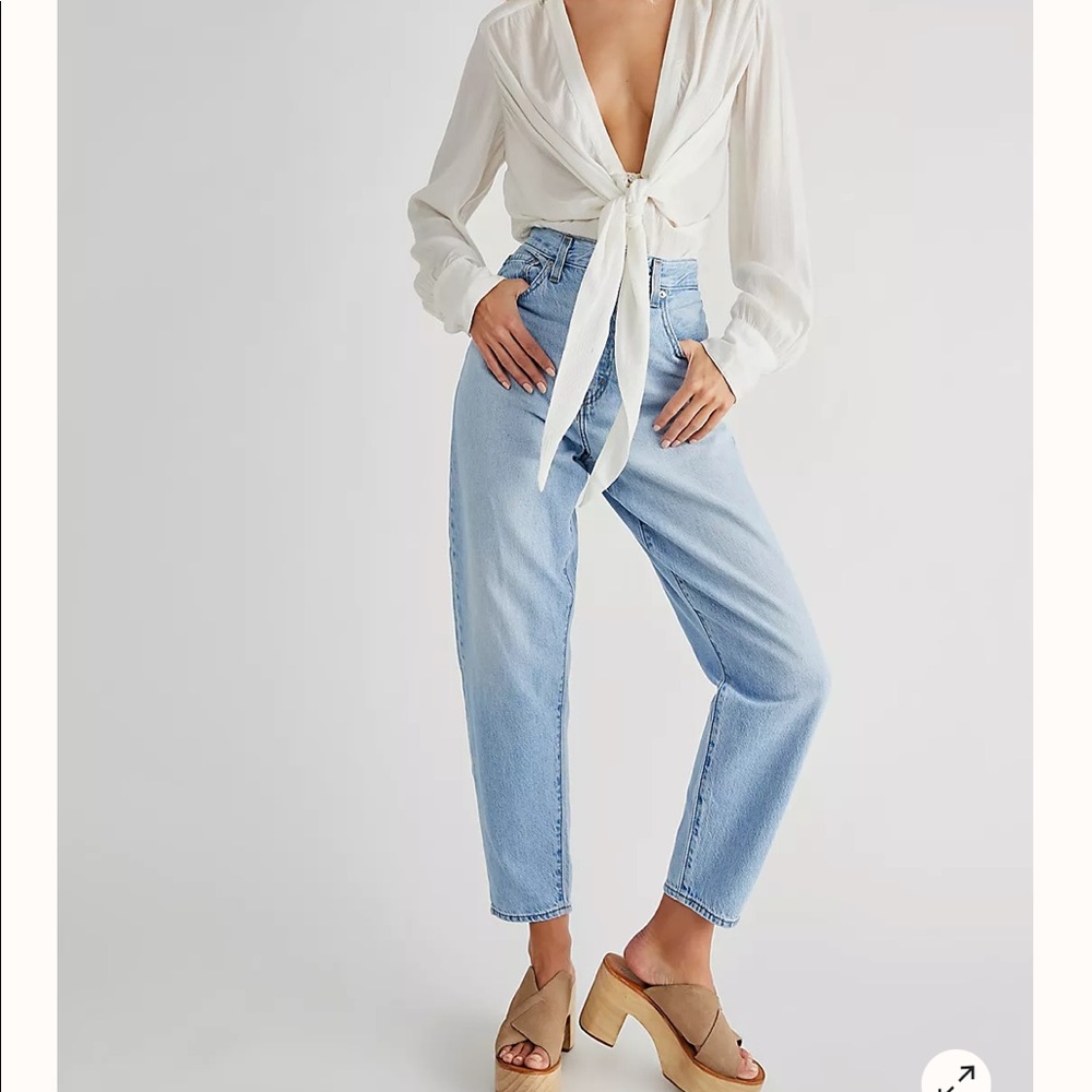 High Loose Taper Jeans